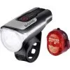 Sigma Kit Déclairage De Vélo AURA 80 / Nugget Set LED à Batterie Noir - Noir