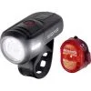 Kit Déclairage De Vélo Sigma AURA 45 / Nugget Set LED à Batterie Noir - Noir