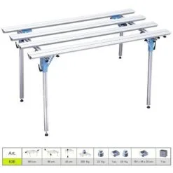 TABLE DE TRAVAIL POUR DALLES ET CARREAUX DE GRANDE TAILLE SIGMA 63E