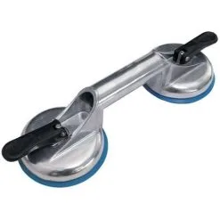 VENTOUSE DOUBLE EN ALUMINIUM SIGMA 51L Ø120 Mm CAPACITÉ MAX 80KG