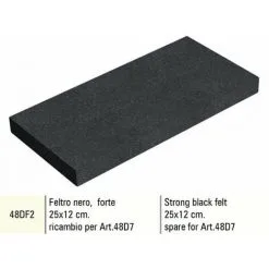 PIŽêCE DE RECHANGE FEUTRE NOIR FORT SIGMA 48DF2 25X12 Cm POUR SIGMA 48D7