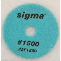 MEULE DIAMANTÉE SIGMA 72E1500 GRAIN 1500 AVEC VELCRO ø 100 POUR POLISSAGE