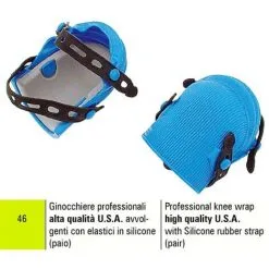 PAIRE DE GENOUILLERES U.S.A. SIGMA 46 ENVELOPPER AVEC SILICONE ŽëLASTIQUE