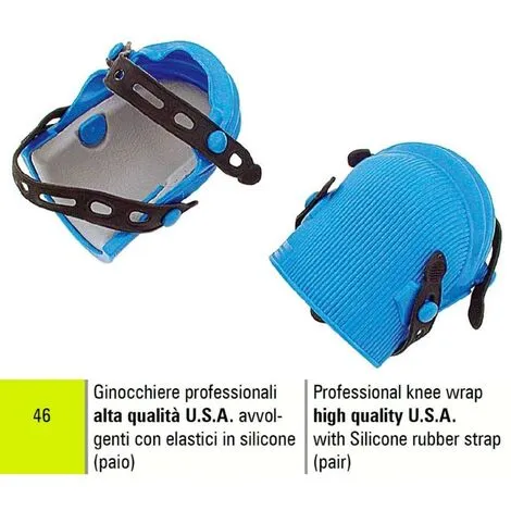 PAIRE DE GENOUILLERES U.S.A. SIGMA 46 ENVELOPPER AVEC SILICONE ŽëLASTIQUE 1 PAIRE DE GENOUILLERES U.S.A. SIGMA 46 ENVELOPPER AVEC SILICONE ŽëLASTIQUE