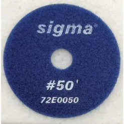 MEULE DIAMANTÉE SIGMA 72E0050 GRAIN 50 AVEC VELCRO ø 100 POUR DÉGROSSISSAGE