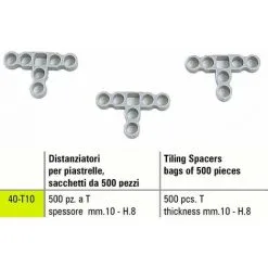 ENTRETOISE DE CARRELAGE T SIGMA 40-T10 500 PIŽêCES ŽëPAISSEUR Mm 1 - H.4