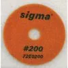 MEULE DIAMANTÉE SIGMA 72E0200 GRAIN 200 AVEC VELCRO ø 100 POUR FINISSAGE