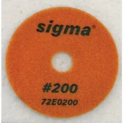 MEULE DIAMANTÉE SIGMA 72E0200 GRAIN 200 AVEC VELCRO ø 100 POUR FINISSAGE