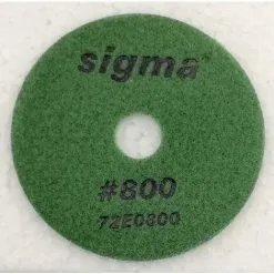 MEULE DIAMANTÉE SIGMA 72E0800 GRAIN 800 AVEC VELCRO ø 100 POUR SEMI-POLISSAGE