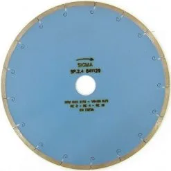 DISQUE DE DIAMANT SIGMA 74C Žÿ300 TROU 30mm EPAISSEUR 2,7 Mm POUR LA COUPE HUMIDE