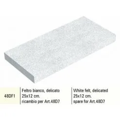 PIŽêCE DE RECHANGE FEUTRE BLANC DŽëLICAT SIGMA 48DF1 25X12 Cm POUR SIGMA 48D7