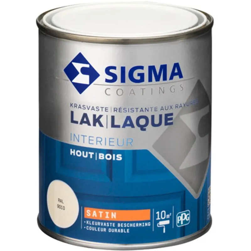 Laque Sigma Blanc Pur Satin 750ml 1 Laque Sigma Blanc Pur Satin 750ml