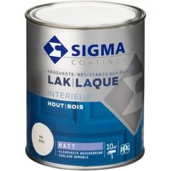 Laque Sigma Blanc Sécurité Mat 750ml