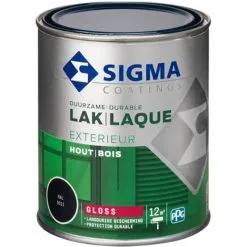 Laque Sigma Bleu Acier Brillant 750ml