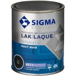 Laque Sigma Gris Noir Mat 750ml