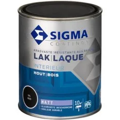 Laque Sigma Noir Mat 750ml
